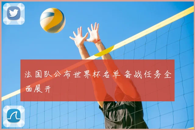 法国队公布世界杯名单 备战任务全面展开